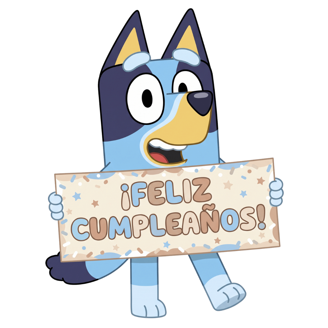 Ilustración temática de Bluey